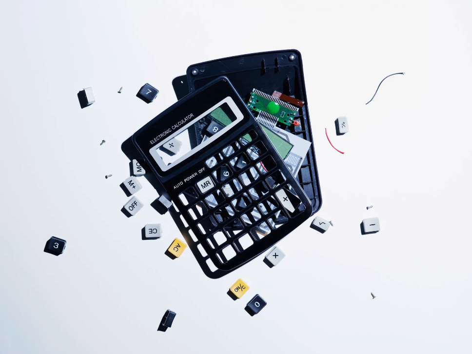 broken calculator