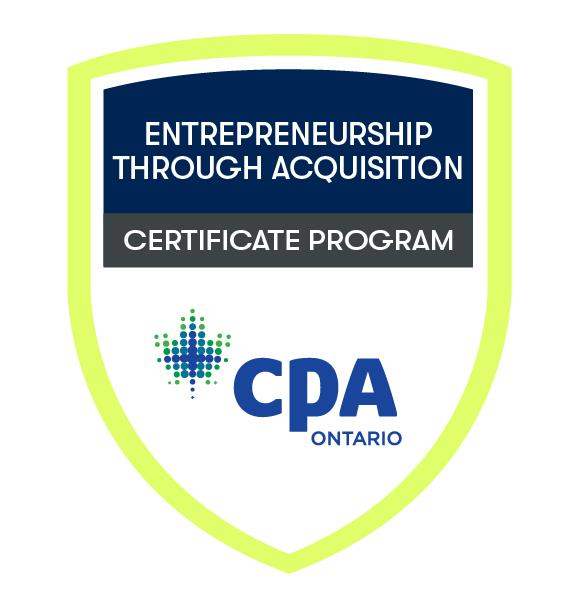 Entrepreneurship Through Acquisition Badge